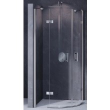 RAVAK SMARTLINE SMSKK4 90 sprchovací kút 90x90 cm, R489, krídlové dvere, chróm/sklo transparent