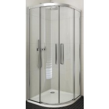 ROTH EXCLUSIVE LINE ECR2N/900 sprchovací kút 90x90 cm, R550, posuvné dvere, brillant/sklo transparent