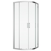SANSWISS TOP LINE TOPR sprchovací kút 100x100 cm, R550, posuvné dvere, aluchróm/číre sklo