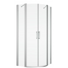 SANSWISS DIVERA D22ERB sprchovací kút 90x90 cm, R550, krídlové dvere, aluchróm/číre sklo