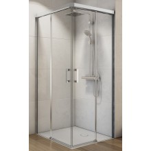 CONCEPT 300 STYLE sprchové dvere 90x200 cm, posuvné, pravé, aluchróm/číre sklo