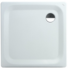 LAUFEN PLATINA sprchová vanička 900x900x25mm, oceľová, štvorcová, s protihlukovou izoláciou, biela