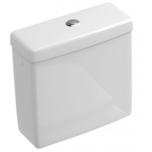 VILLEROY & BOCH SUBWAY WC kombi nádržka, bočný a zadný prívod vody, CeramicPlus, biela alpín