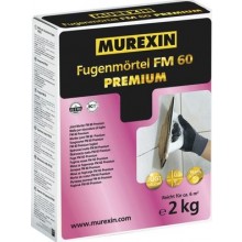 MUREXIN FM 60 PREMIUM škárovacia malta 2kg, flexibilná, s redukovanou prašnosťou, mittelbraun