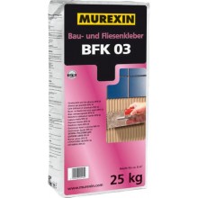MUREXIN BFK 03 lepidlo stavebné 25kg, obkladové, mrazuvzdorné, na tenkovrstvové lepenie obkladov a dlažieb