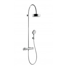 AXOR CITTERIO sprchový set s termostatickou batériou, hlavová sprcha, ručná sprcha s 3 prúdmi, tyč, držiak, hadica, chróm