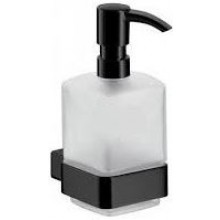 EMCO CONCEPT BLACK dávkovač tekutého mydla, nástenný, sklo, čierna