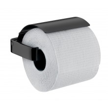 EMCO CONCEPT BLACK držiak toaletného papiera s krytom, nástenný, čierna