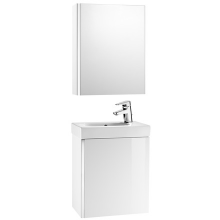ROCA MINI nábytková zostava 450mm, skrinka s umývadlom a zrkadlovou skrinkou, biela