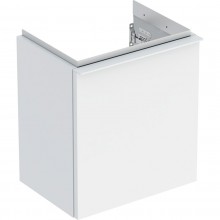 GEBERIT ICON skrinka pod umývadielko 370x279x415mm, závesná, 1 dvierka, pánty vpravo, úchytka matná biela, lakovaná matná biela