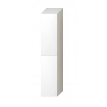 JIKA MIO skrinka vysoká 321x319x1618 mm, 2 dvere ľavé/pravé, lesklá biela/biela