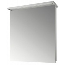 DŘEVOJAS SANI GAO 60 zrkadlová skrinka 60x70,6x20,7 cm, osvetlenie, pánty vľavo, lamino, lesklá biela