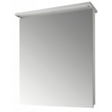 DŘEVOJAS SANI GAO 50 zrkadlová skrinka 50x70,6x20,7 cm, osvetlenie, pánty vľavo, lamino, lesklá biela
