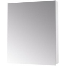 DŘEVOJAS PREMIUM GAE 60 zrkadlová skrinka 60x73,9x13,8 cm, s el. zásuvkou, pánty vľavo, lamino, lesklá biela