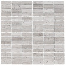 DUNIN WOODSTONE mozaika 30,5x30,5(4,8x1,7)cm, lesk, grey