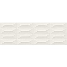 MARAZZI COLORPLAY obklad 30x90cm, štruktúra cabochon 3D, mat, white