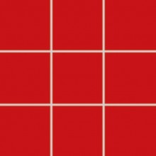 RAKO COLOR TWO mozaika 30x30cm, lepená na sieťke, mat hladká, červená