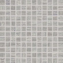 RAKO SENSO mozaika 30x30(2,5x2,5)cm, hladký-reliéfny, mat-lesk, šedá