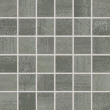 RAKO RUSH mozaika 30x30(5x5)cm, reliéfna, mat-lesk, tmavo šedá
