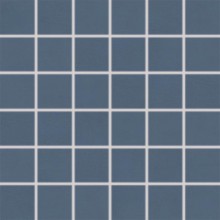 RAKO UP mozaika 30x30(5x5)cm, lepená na sieti, lesk, tmavo modrá