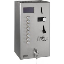 SANELA SLZA02N mincový automat 165x132x300mm, pre sprchy, na stenu, antivandal, nerez