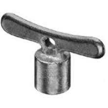 SCHELL nástrčný kľúč 6mm, matný chróm