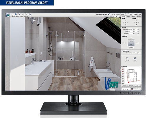 návrhy koupelen Visoft